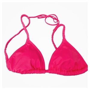 NWT Swim halter top bikini wild fable, removable padding.‎ Medium 8-10 Neon Pink